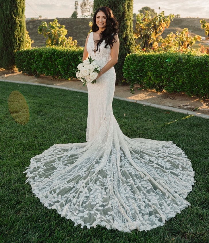 #KarozaBride:  Natalie in the Allure C655 Mermaid Gown