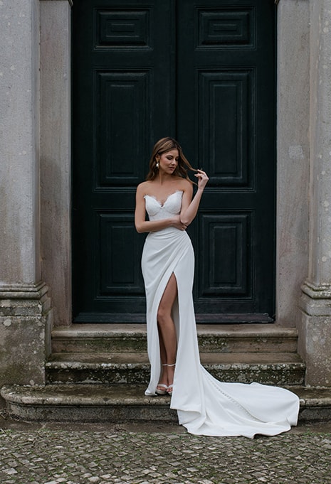Allure Bridals Maria wedding gown far away