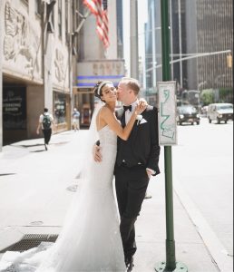 married couple smiling for portrait