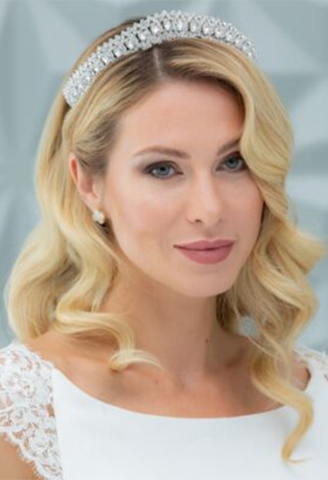 woman wearing a beautiful tiara