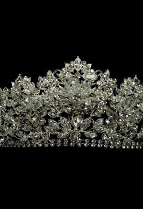 close-up of a big beautiful tiara