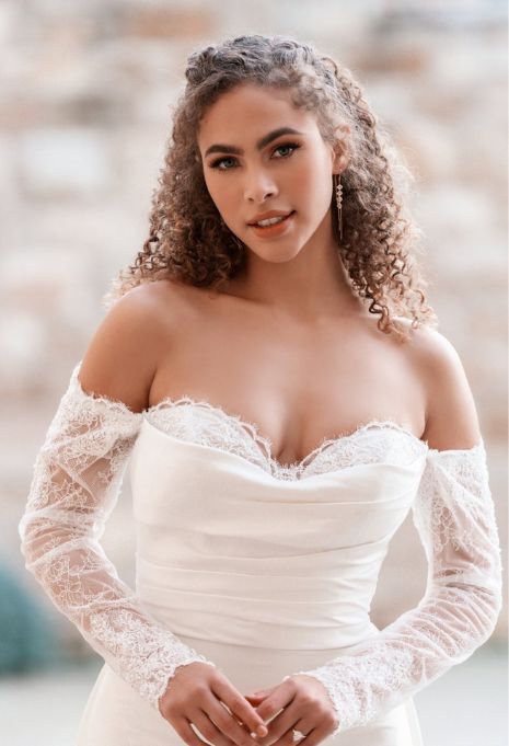 allure bridals a1256 wedding gown sleeves