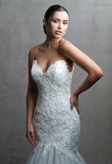 allure c744 wedding gown lace