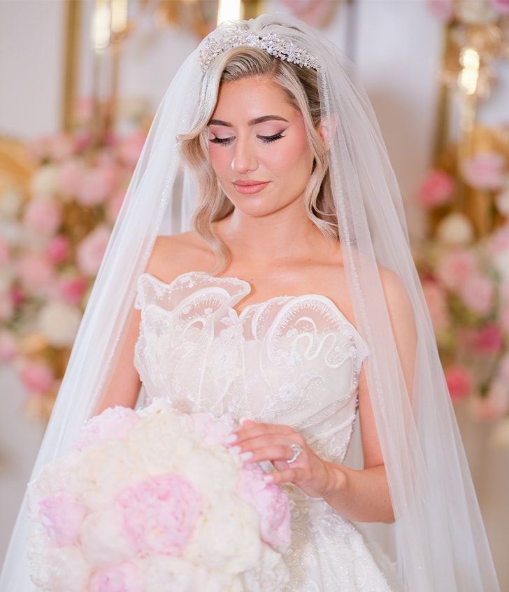 #KarozaBride:  Michaela in a Ysa Makino Ballgown
