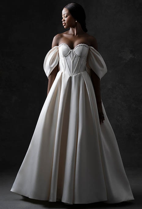 Allure Bridals C740 wedding gown front view