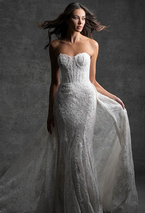 Allure Bridals C749 wedding gown with no sleeves