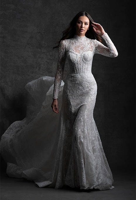 Allure Bridals C749 wedding gown with sleeves