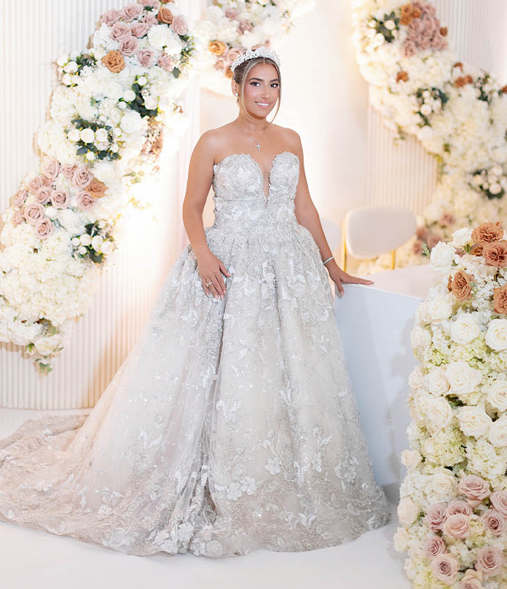 #KarozaBride:  Bianca in Ysa Makino Gown