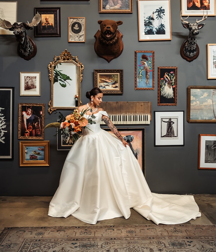 #KarozaBride:  Gabriela in Élysée Gown