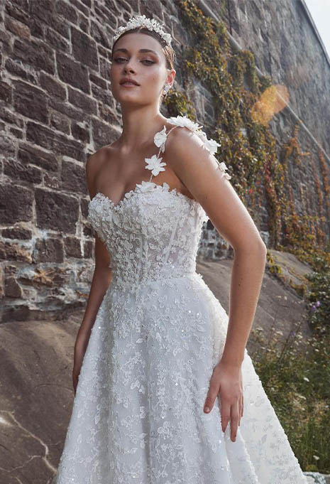 Calla Blanche Josephine wedding gown