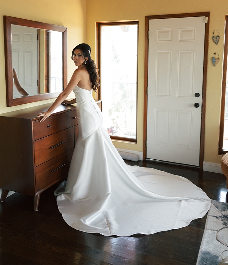 #KarozaBride:  Lori in Élysée Etoile Gown