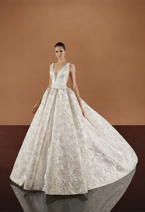 Pronovias Kareena wedding gown front view