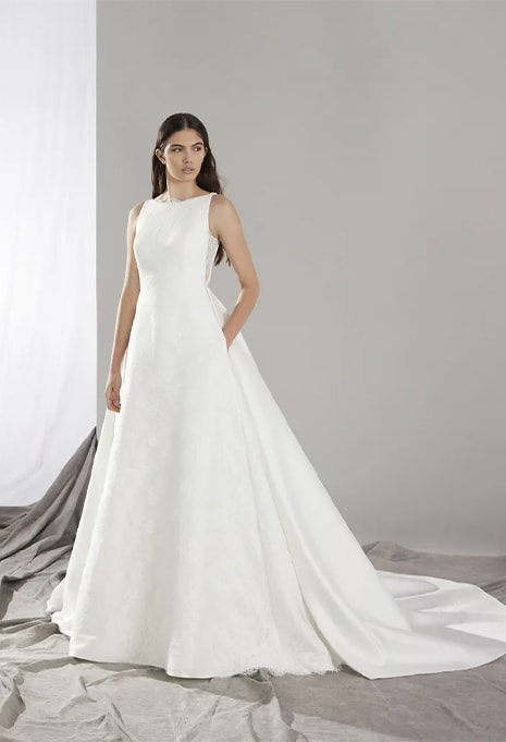 Pronovias Origin wedding gown front view