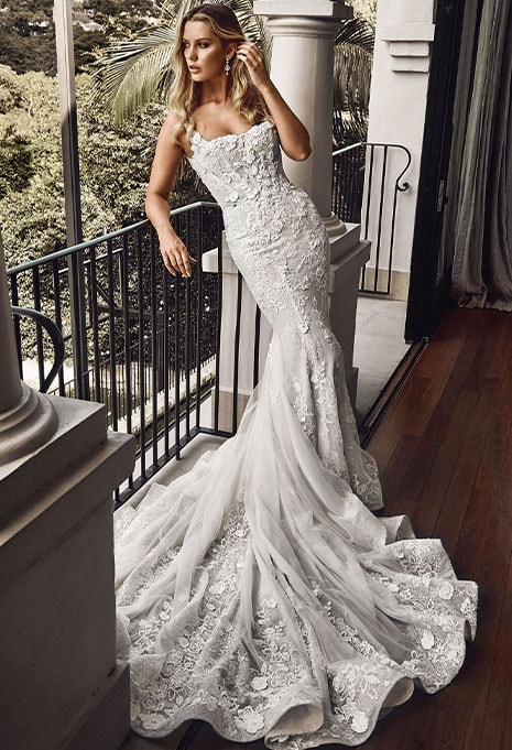 Blanche Bridal Esmee wedding gown front view