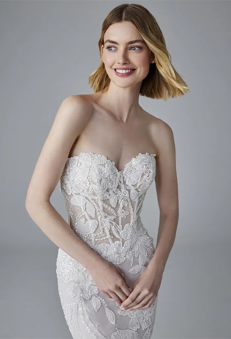 Pronovias Nuage wedding gown front view