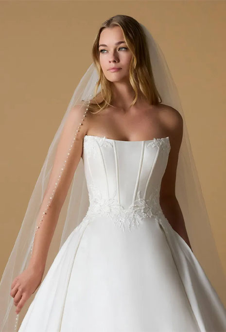 Pronovias Nicole Alakhe wedding gown