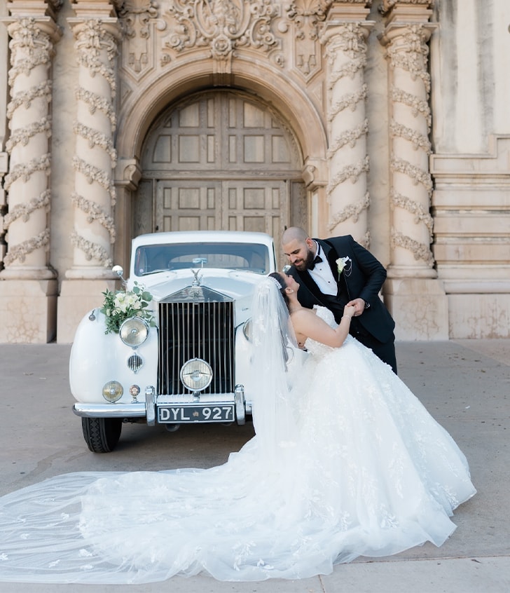 #KarozaBride:  Diana in Calla Blanche Shlomit Wedding Gown