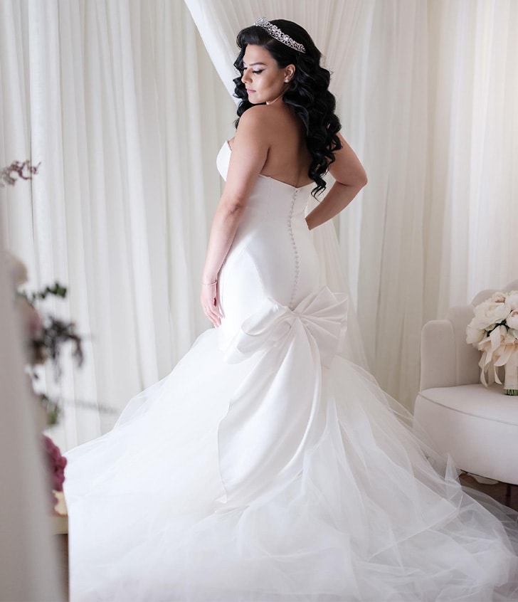 #KarozaBride:  Elbret in Enzoani Persephone Wedding Gown