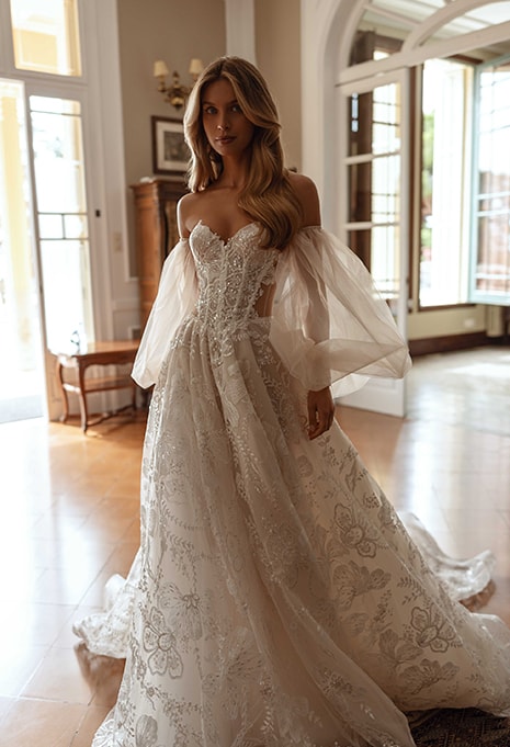 Tina Valerdi Acacia wedding gown