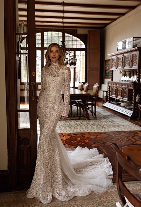 Tina Valerdi Giacinta wedding gown