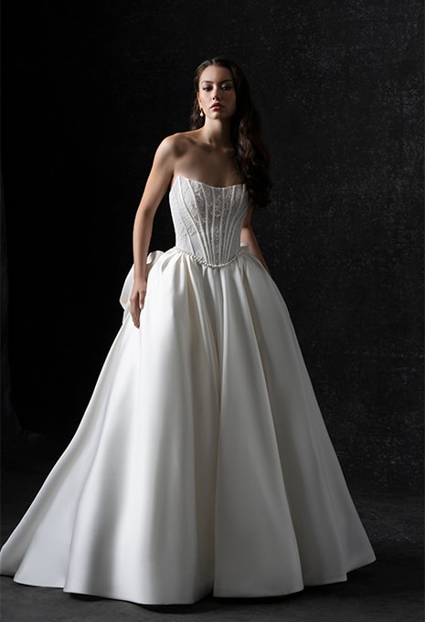 front view of Allure Bridals C774 wedding gown