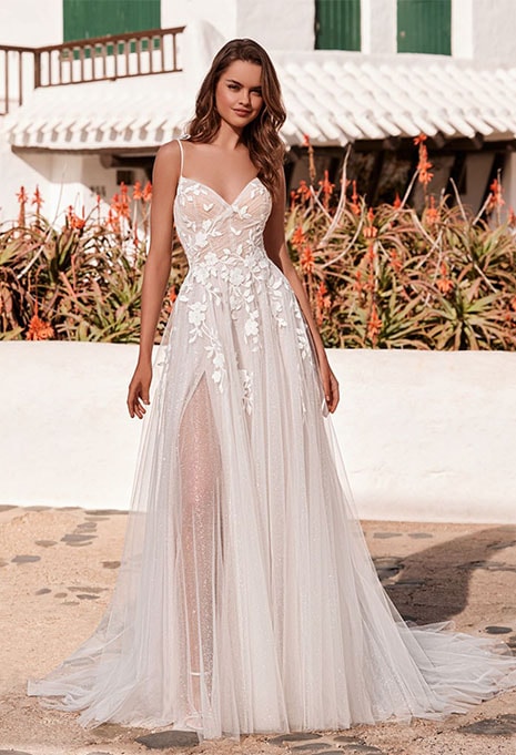 Love by Enzoani Dove wedding gown