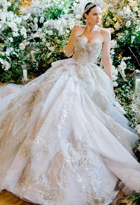 Stephen Yearick & Ysa Makino YM1817X wedding gown