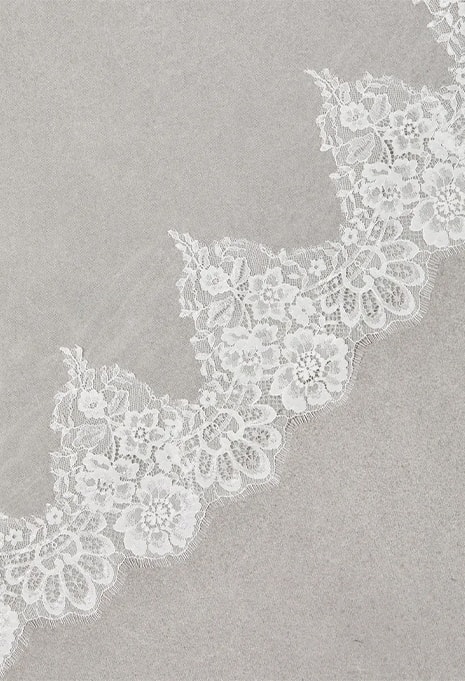 close-up of Pronovias V-2033CC Veil