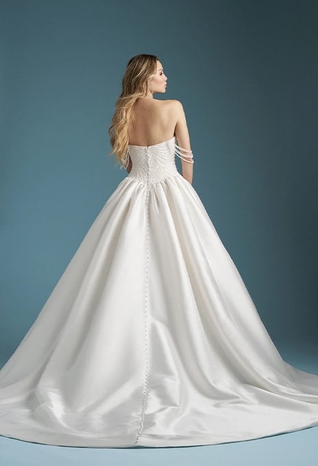 back view of Allure Bridals A1369 wedding gown