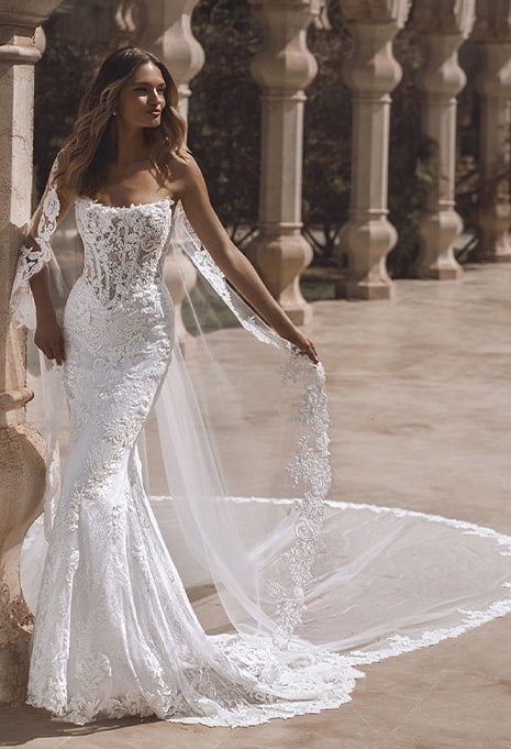 Enzoani Venice wedding gown front view