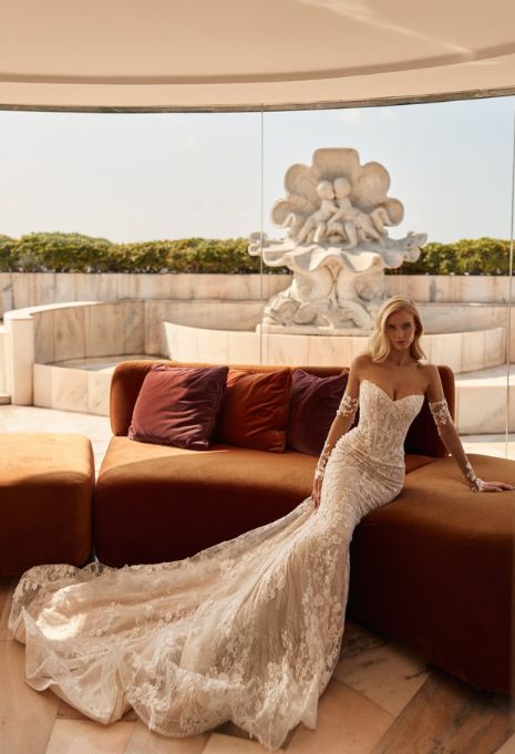 Viero Bridal Nyssa wedding gown front view