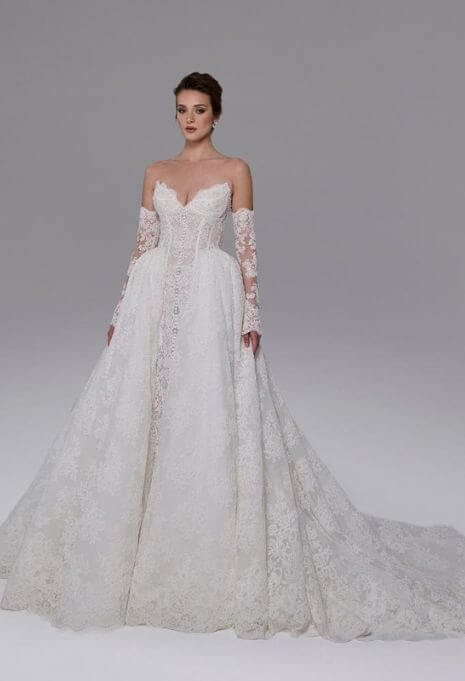Calla Blanche Valora gown front