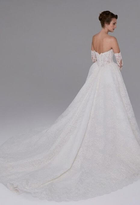 Calla Blanche Valora gown back